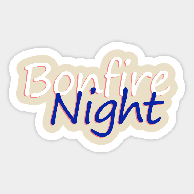 Bonfire Sticker by IntellitextShop